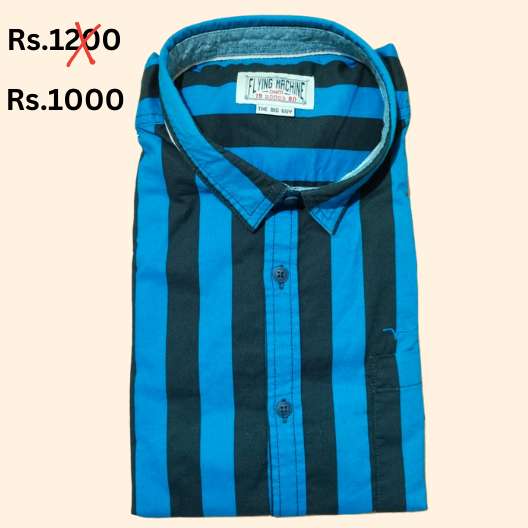 Cotton Casual Striped Shirt For Men